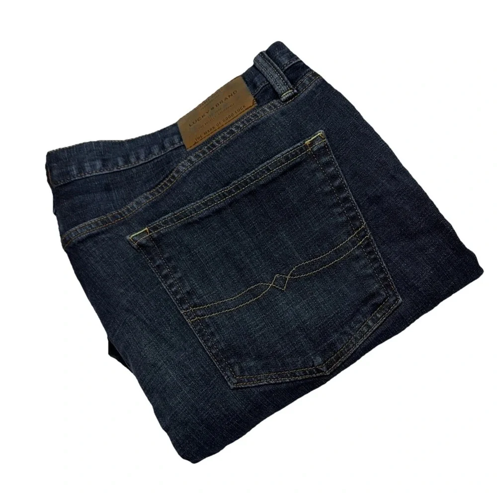 Lucky Brand Jeans Mens 38x30 (Actual 38x25)‎ Blue 361 Vintage Straight Leg